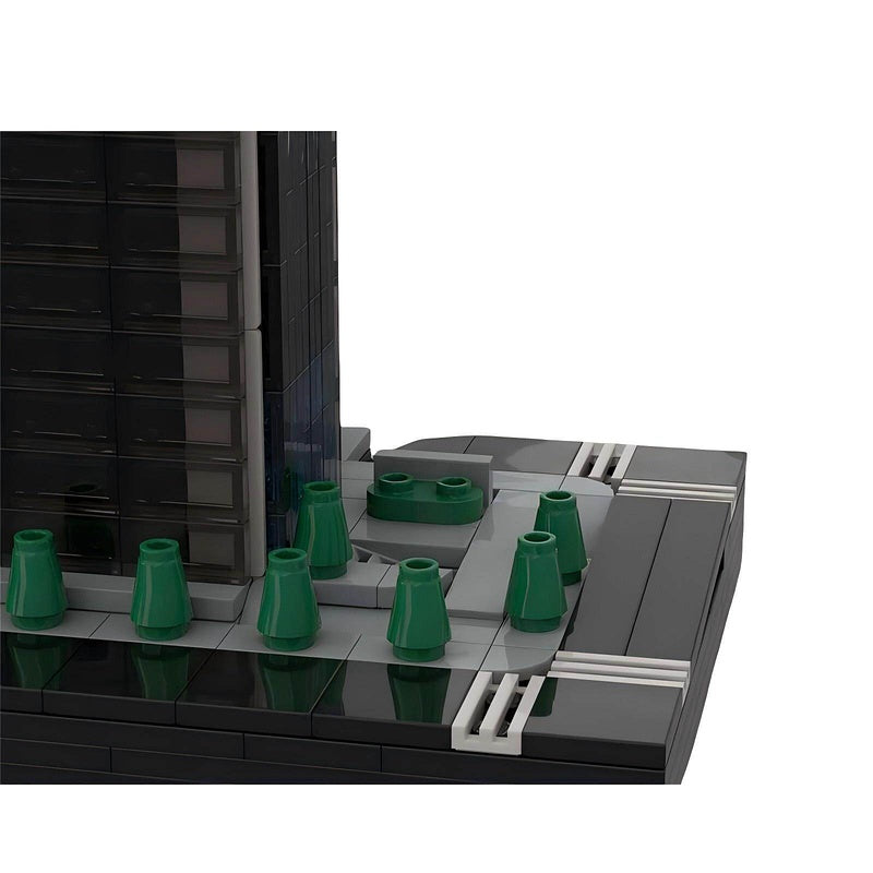 Aon Center LA Skyscraper Building Kit | 1/650 Scale LEGO-Compatible MOC - 5