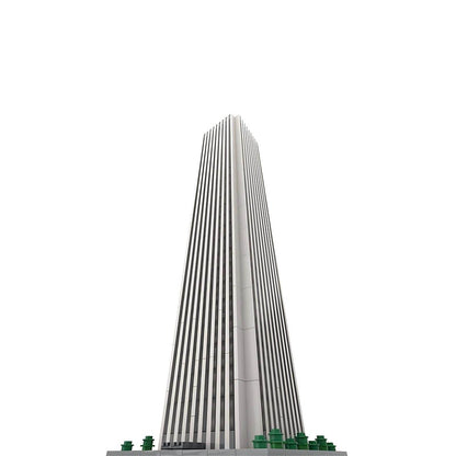 Aon Center LA Skyscraper Building Kit | LEGO-Compatible MOC - 2
