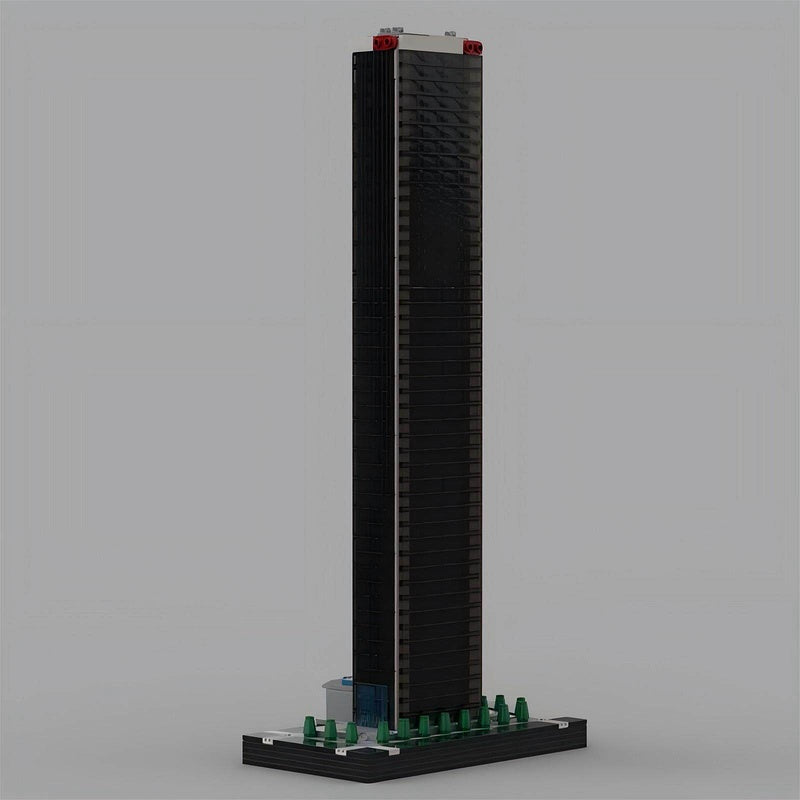 Aon Center LA Skyscraper MOC Building Kit | Micro Urban Skyline Model - 1