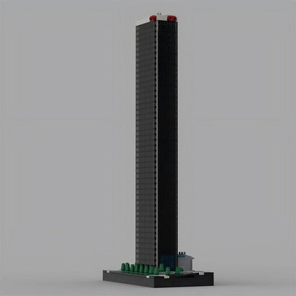 Aon Center LA Skyscraper MOC Building Kit | Micro Urban Skyline Model - 2