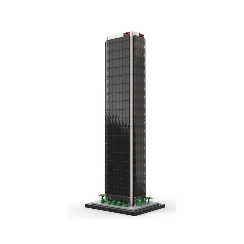 Aon Center Los Angeles 1:800 MOC Skyscraper Building Kit - 1