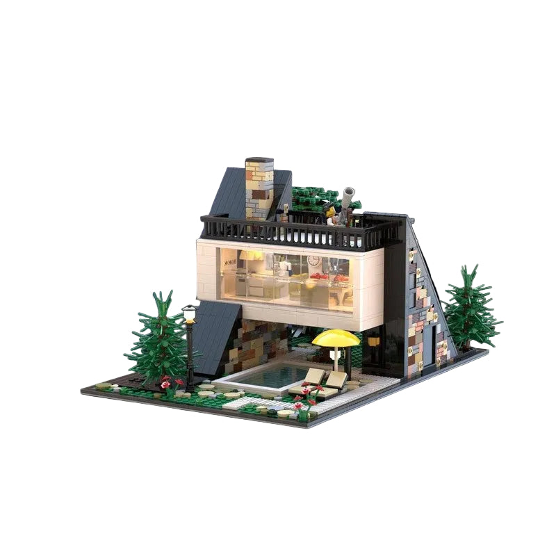 Ararat Villa Building Kit | LEGO-Compatible MOC - 1