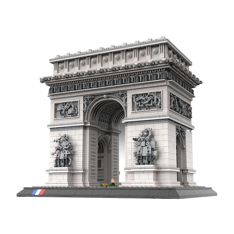 Arc De Triomphe MOC Historic Landmark Architecture Building Kit - 1