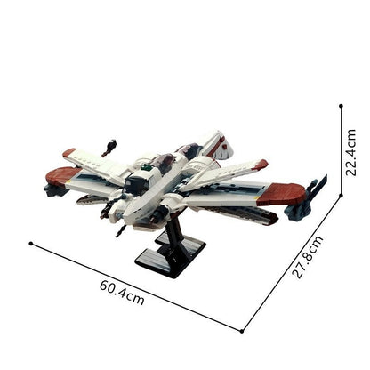 ARC Heavy Clone Starfighter MOC Building Kit | Space Fighter Model - 5