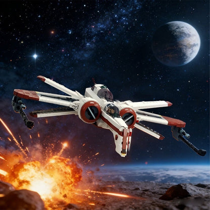 ARC Heavy Clone Starfighter MOC Building Kit | Space Fighter Model - 6