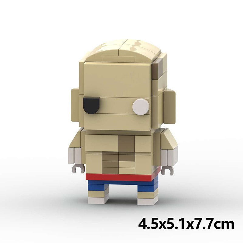 Arcade Fighting Game Brickheadz Building Kit | LEGO-Compatible MOC - 11