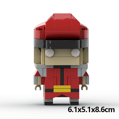 Arcade Fighting Game Brickheadz Building Kit | LEGO-Compatible MOC - 13