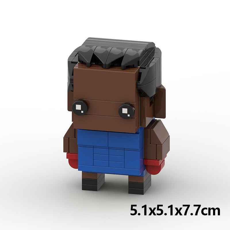 Arcade Fighting Game Brickheadz Building Kit | LEGO-Compatible MOC - 3