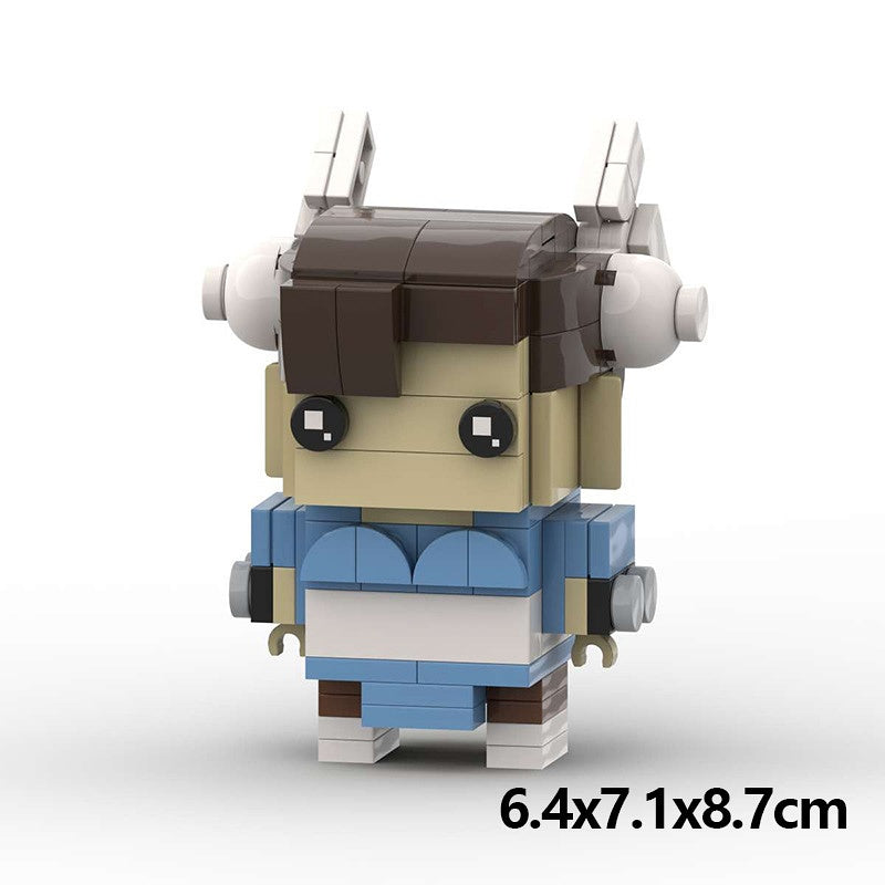 Arcade Fighting Game Brickheadz Building Kit | LEGO-Compatible MOC - 5