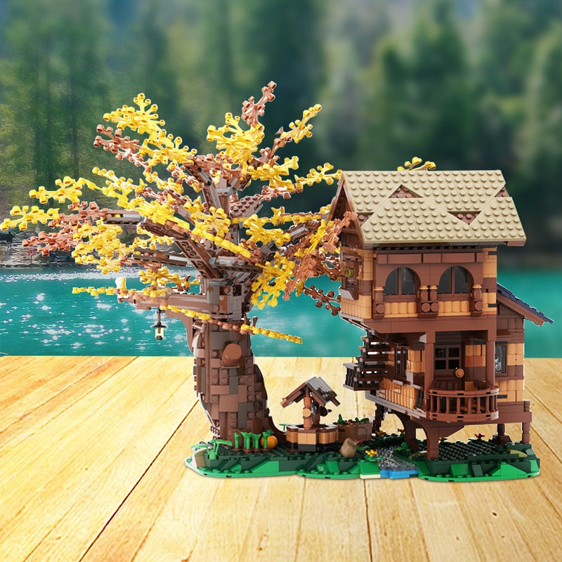 Arcadian Hut Forest Cabin Building Kit | LEGO-Compatible MOC - 1