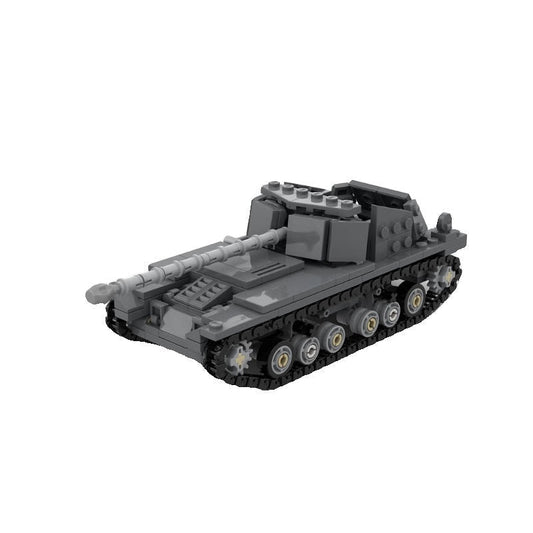 Archer SPG MOC Tank Destroyer Building Kit | WWII Self-Propelled Gun Model - 1