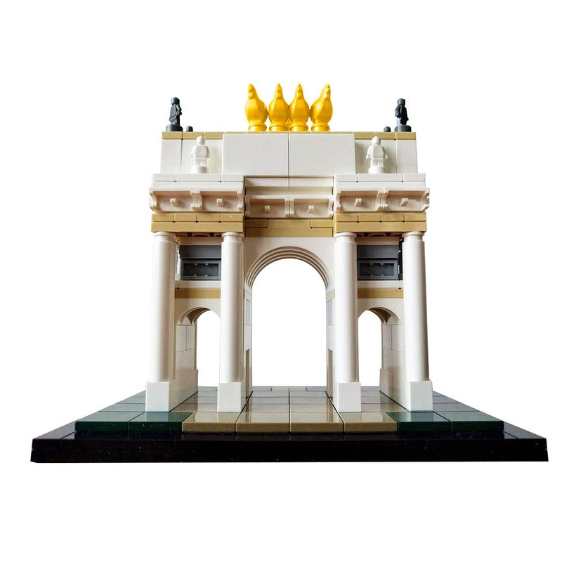 Arco della Pace MOC Architecture Building Kit | Historic Arch Model - 1