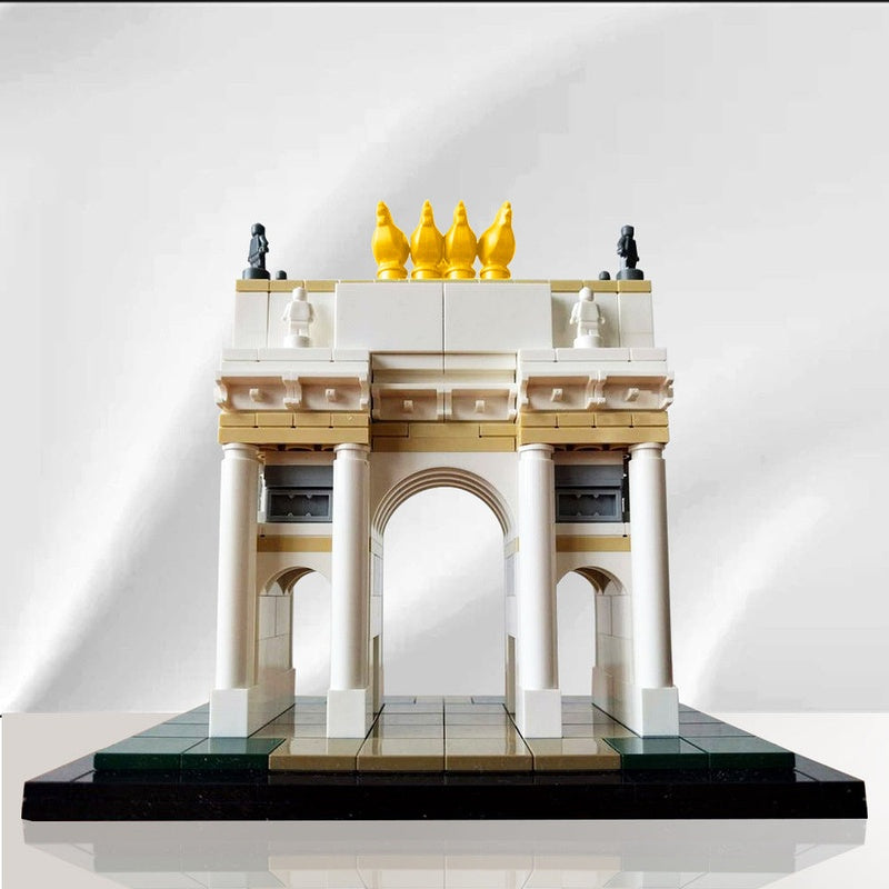 Arco della Pace MOC Architecture Building Kit | Historic Arch Model - 2