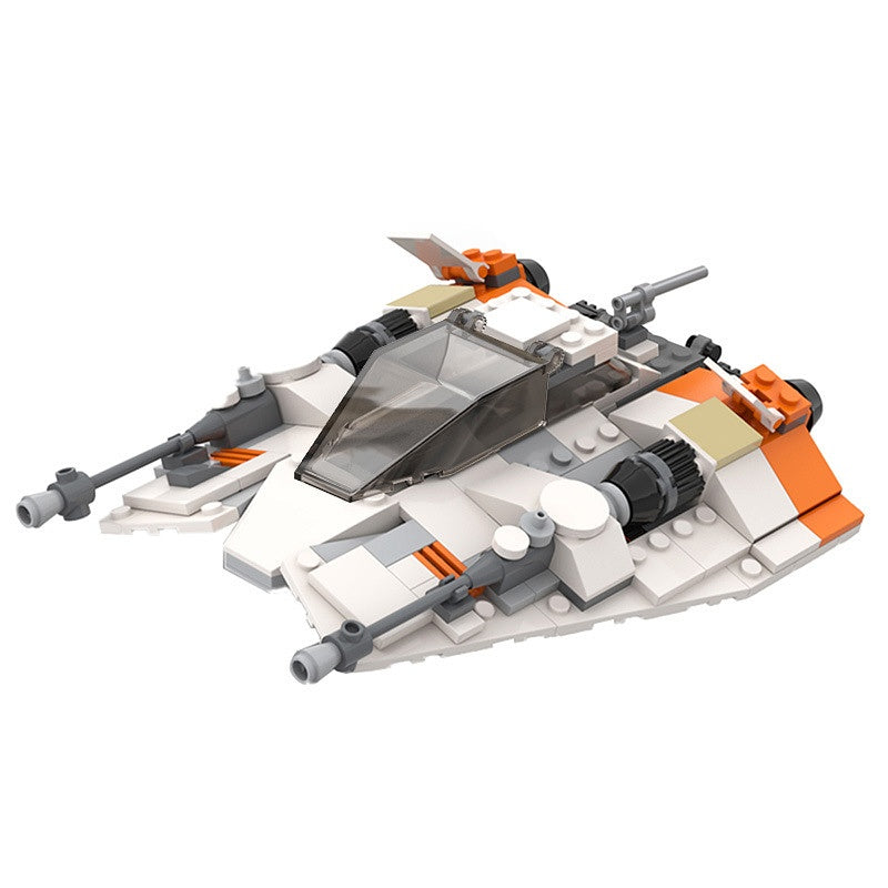 Arctic Sci-Fi Snow Speeder Starfighter Building Kit | Compatible MOC - 3
