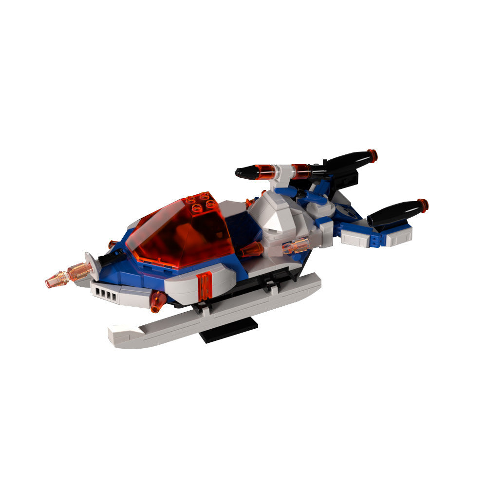 Arctic Space Explorer Airspeeder Building Kit | Space Champions | Compatible MOC - 2