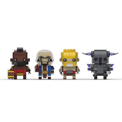 Arena Clash Hero Cube Character MOC Building Kit | Battle Figure Design - 1