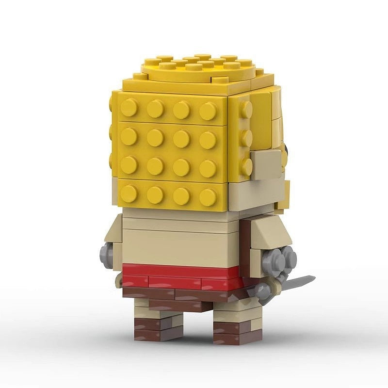 Arena Clash Hero Cube Character MOC Building Kit | Battle Figure Design - 10