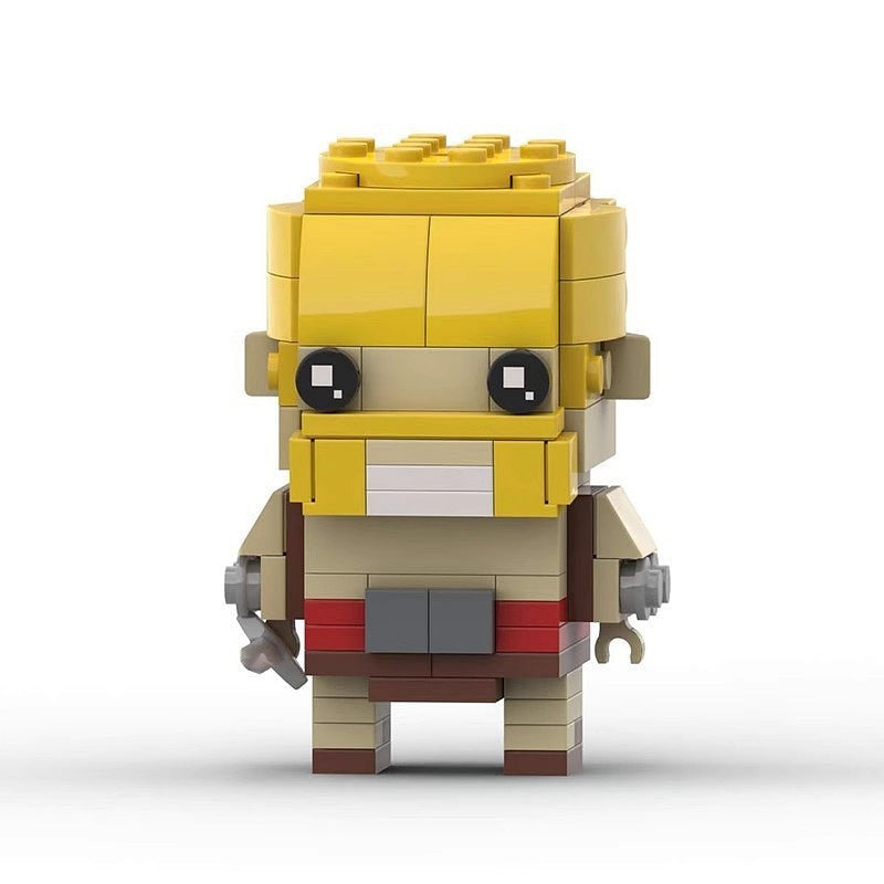 Arena Clash Hero Cube Character MOC Building Kit | Battle Figure Design - 9