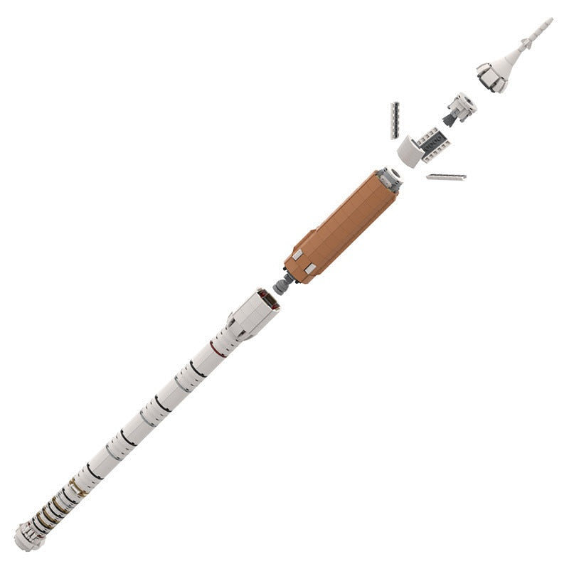 Ares I Crew Launch Vehicle MOC Rocket Building Kit | 1:110 Scale - 2