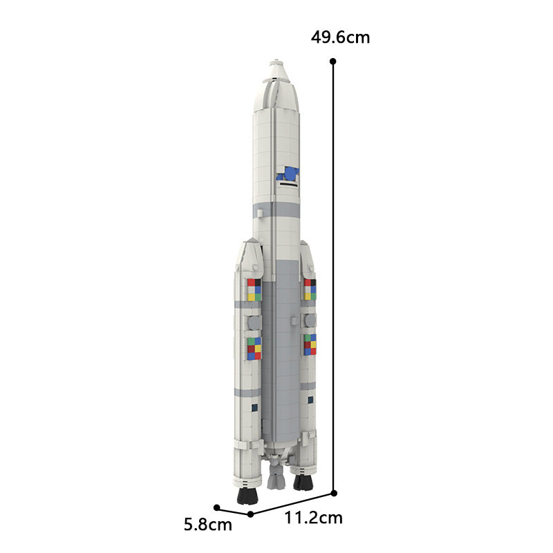 Ariane 5 Rocket Building Kit | LEGO-Compatible MOC - 9