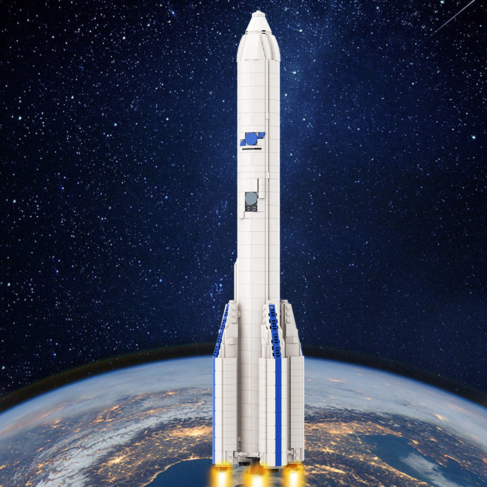 Ariane 6 Rocket Building Kit | 1:110 Scale | LEGO-Compatible MOC - 2