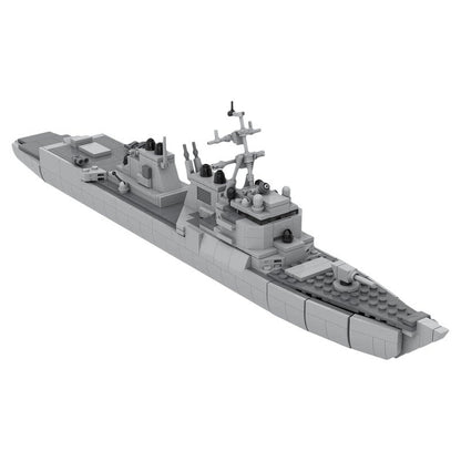 Arleigh Burke Class Destroyer 1:320 Scale MOC Building Kit - 3