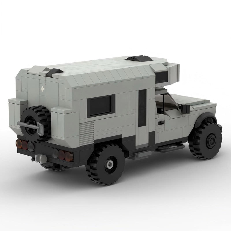 Armadillo Heavy Utility Truck Building Kit | LEGO-Compatible MOC - 3