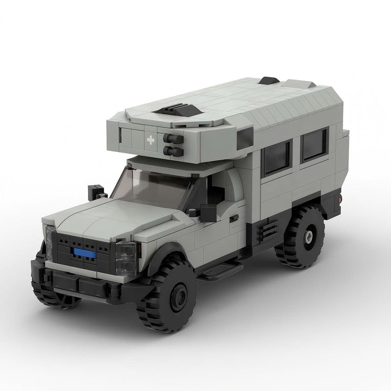 Armadillo Heavy Utility Truck Building Kit | LEGO-Compatible MOC - 5