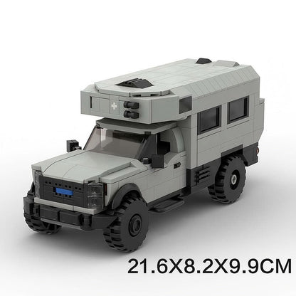 Armadillo Heavy Utility Truck MOC Building Kit | Industrial Vehicle Model - 6