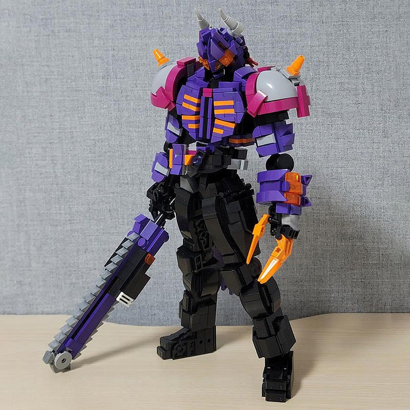 Armored Bull Warrior MOC Building Kit | Fantasy Character Figure Model - 2