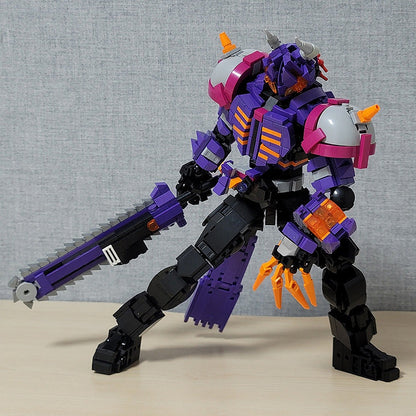 Armored Bull Warrior MOC Building Kit | Fantasy Character Figure Model - 4