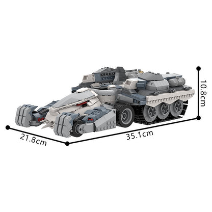 Armored Feline Tracked Assault Vehicle MOC Building Kit - 3