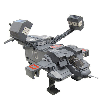 Armored Orbital Dropship MOC Building Kit | Missile-Pod Gunship - 2