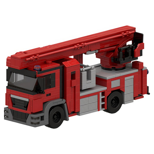 Arnhem Aerial Platform Fire Truck MOC Building Kit - 1