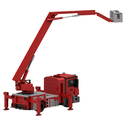 Arnhem Aerial Platform Fire Truck MOC Building Kit - 2