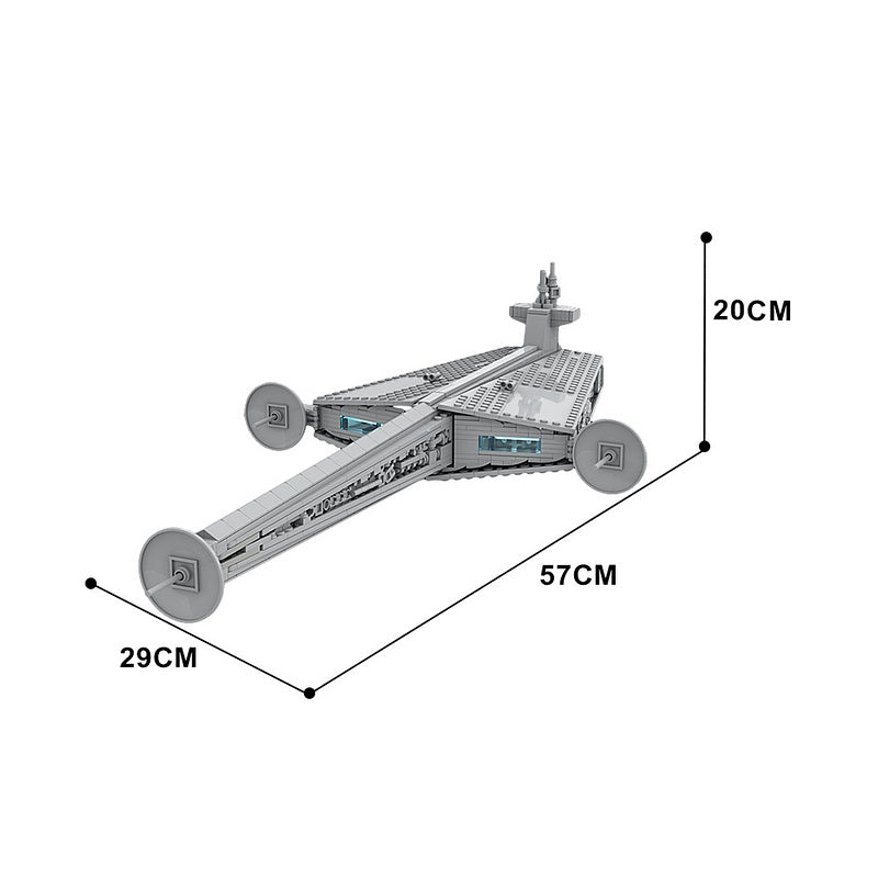Arrestor-Class Tractor Beam Cruiser Building Kit | LEGO-Compatible MOC - 5