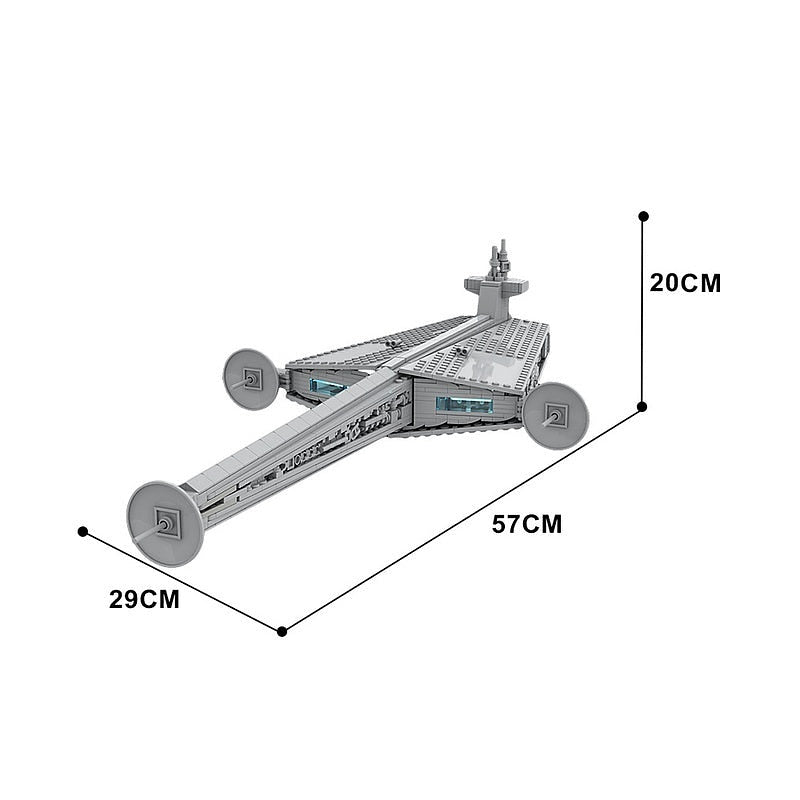 Arrestor-Class Tractor Beam Cruiser MOC Spaceship Building Kit - 6
