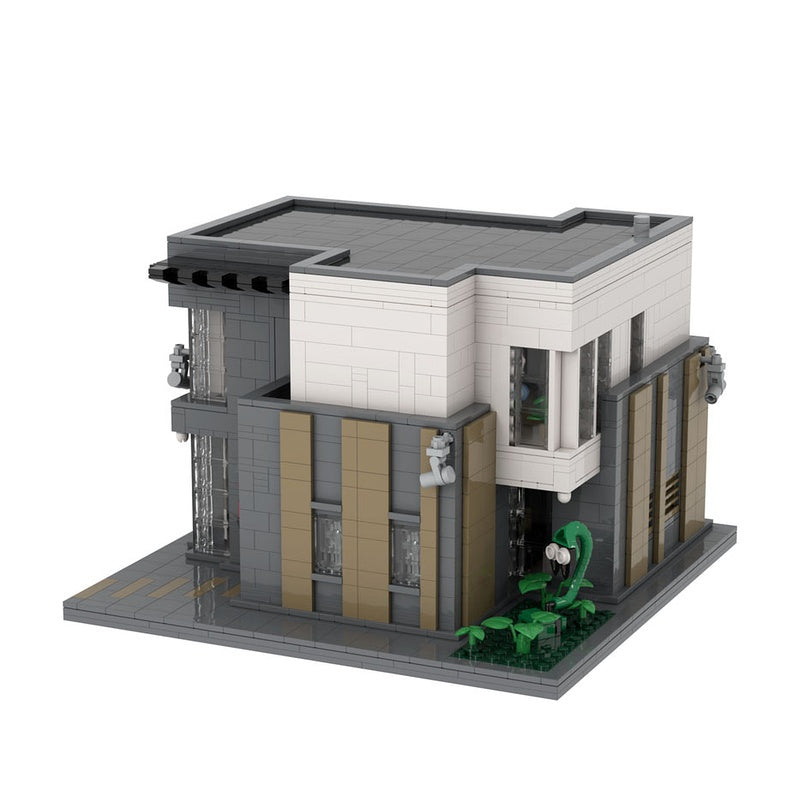 Art Collector's Modern Villa MOC Building Kit - 2