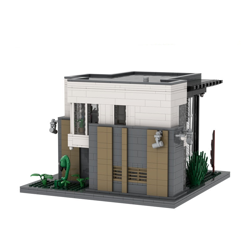 Art Collector's Modern Villa MOC Building Kit - 5