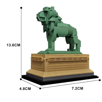 Art Institute Lion Building Kit | Chicago | Landmark Sculpture Display Model - 4