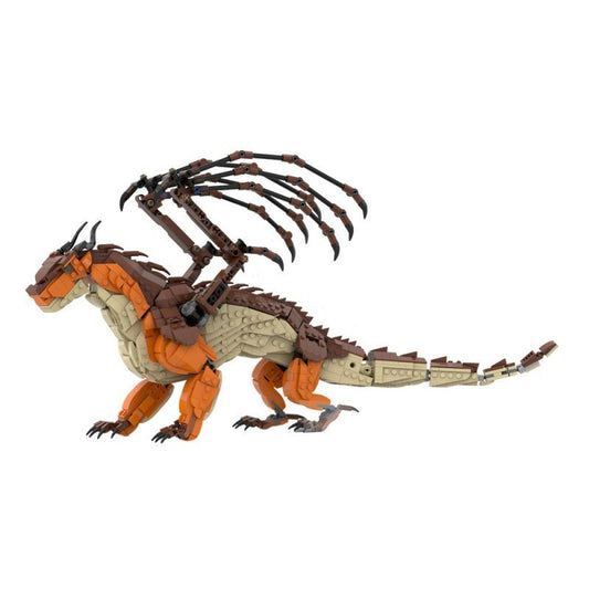 Articulated Mud Dragon MOC Building Kit | LEGO-Compatible MOC - 1