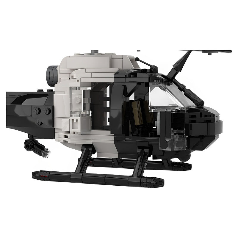 AS350 Urban Police Helicopter MOC Building Kit - 2
