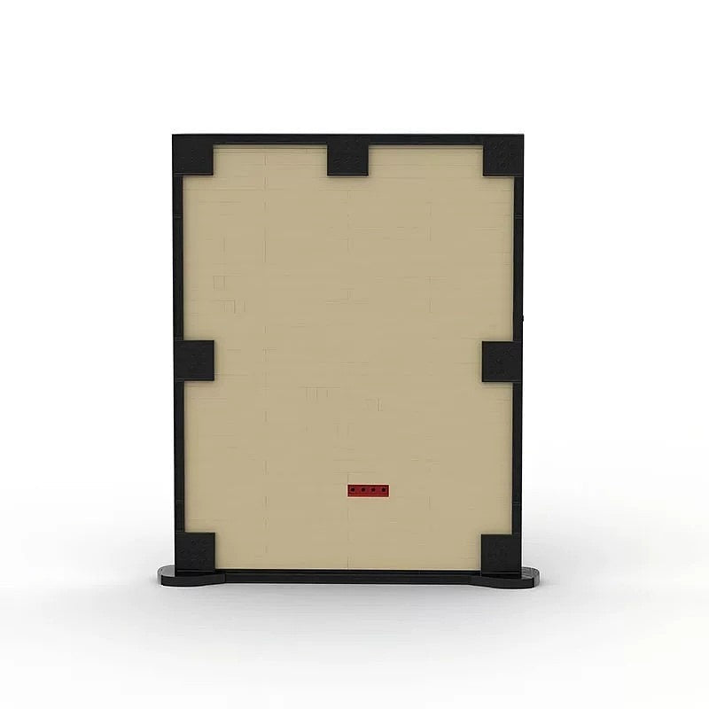 Asian Landscape Silhouette MOC Building Kit | 3D Art Frame Model - 3