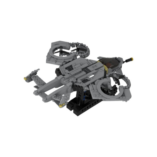 AT-101 Futuristic Helicopter MOC Building Kit | Sci-Fi Aircraft Model - 1