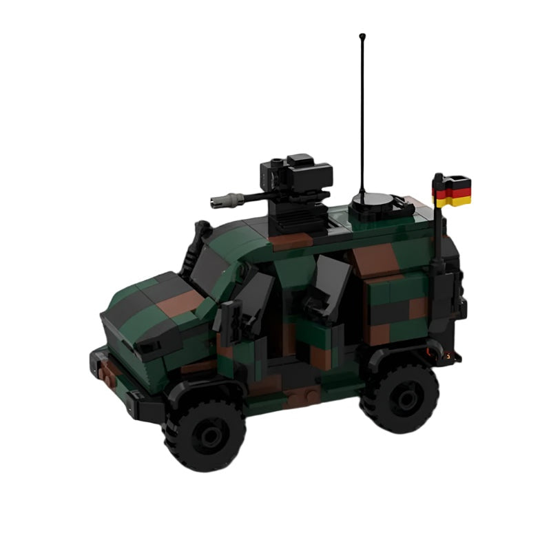 ATF Dingo 2 Tactical Vehicle MOC Building Kit - Custom Military Construction Set - 1