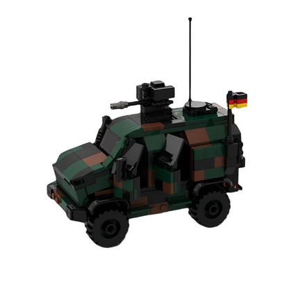 ATF Dingo 2 Tactical Vehicle MOC Building Kit - Custom Military Construction Set - 1