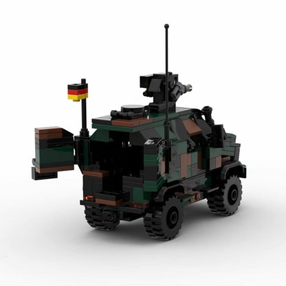 ATF Dingo 2 Tactical Vehicle MOC Building Kit - Custom Military Construction Set - 2