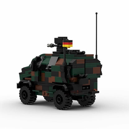 ATF Dingo 2 Tactical Vehicle MOC Building Kit - Custom Military Construction Set - 4