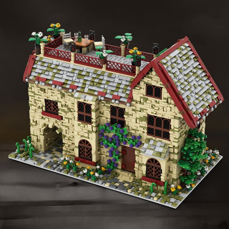 Attic House MOC Building Kit | Cozy Residential Architecture Model - 2