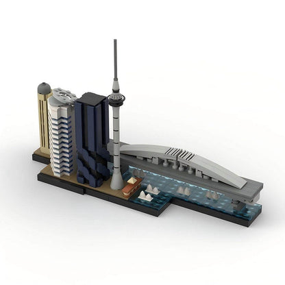 Auckland Skyline MOC Building Kit | New Zealand City Architecture Model - 1